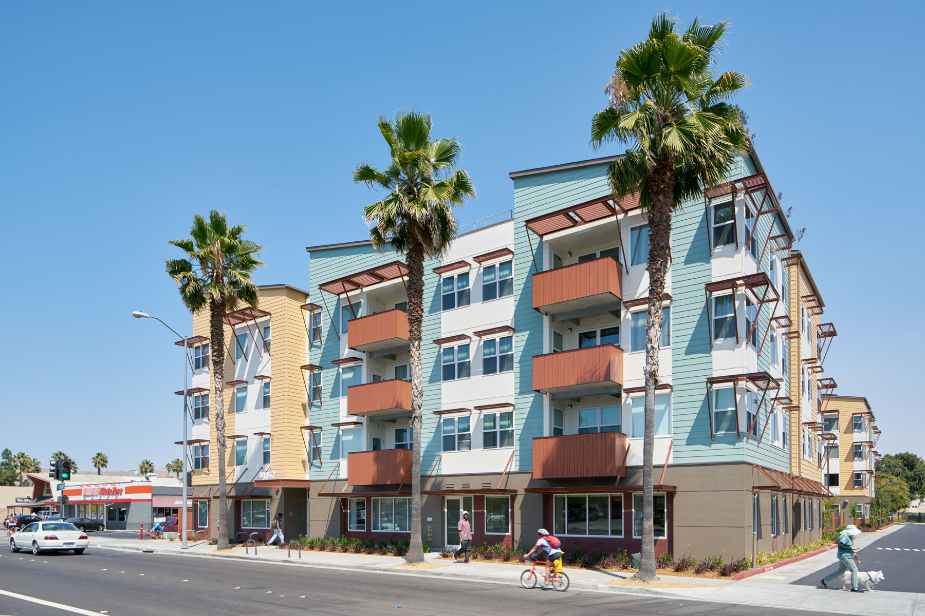 Laguna Commons in the San Francisco Bay Area is located at Fremont’s historic Five Corners area, and provides affordable housing and supportive services for formerly homeless families and veterans.