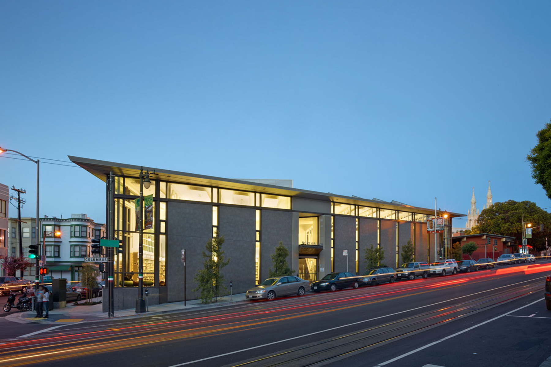 The North Beach Branch Library in San Francisco is a centerpiece for the community and, in keeping with San Francisco’s commitment to a sustainable future, is certified LEED Gold.
