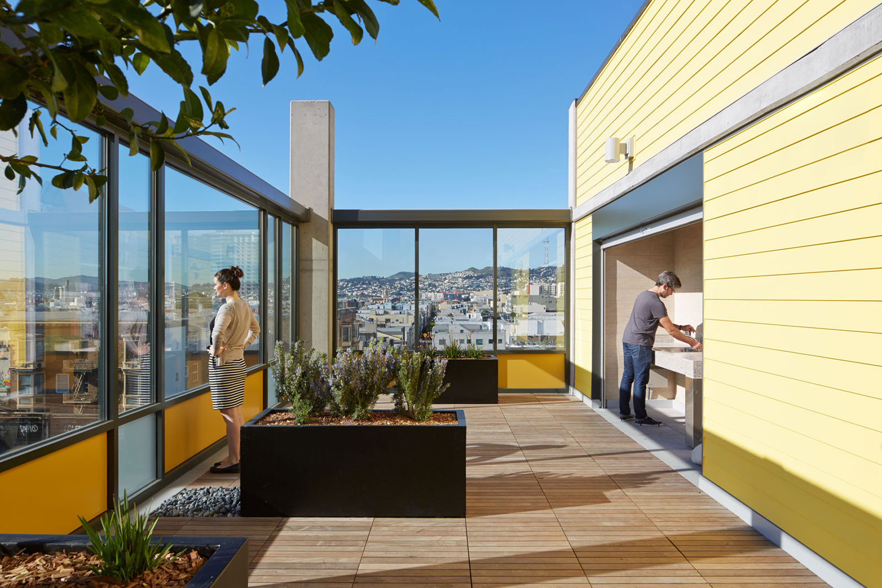 474 Natoma Apartments is an affordable family housing development in San Francisco’s South of Market Redevelopment Area; it integrates many sustainable features resulting in a high Green Point certification.