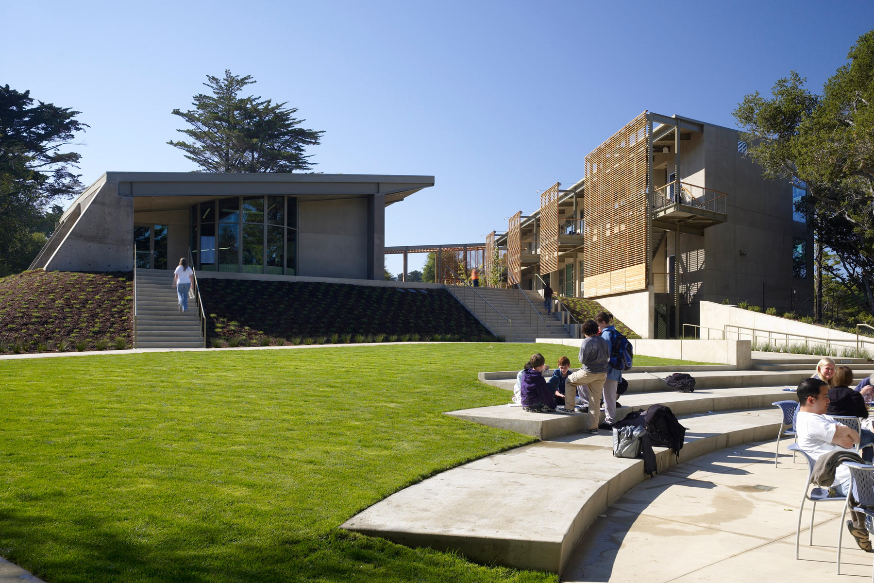 The Nueva Hillside Learning Complex is an innovative educational environment in the San Francisco Bay Area that is a sustainable model for 21st century students- the campus is certified LEED Gold and promotes environment stewardship and a passion for lifelong learning.
